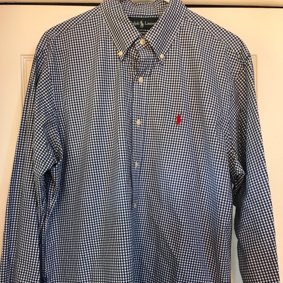 Men’s large Ralph Lauren custom fit button down - Picture 2 of 4